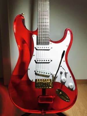 Plexiglas/ Acryl Gitarre, sehr selten