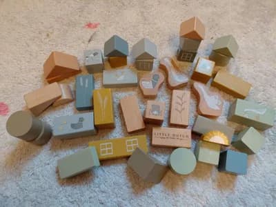 Little Dutch Holzbausteine im Set
