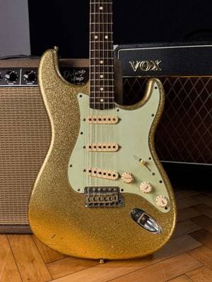 2005 Fender 64 Greg Fessler Strat Gold Sparke Masterdesign