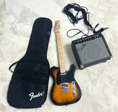 Squier by Fender Affinity Telecaster E Gitarre + Fender Frontman 15G + Gigbag | Komplettset