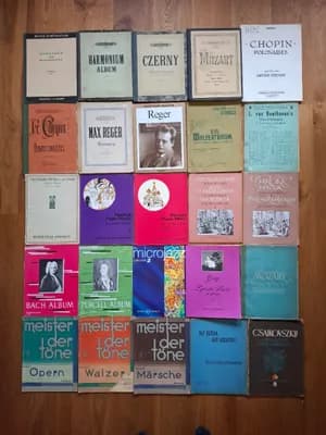 Diverse Noten Musiknoten teilweise antiquarisch