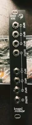 4hp Eurorack Unity Gain Mixer - Mixer Mink
