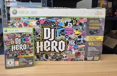 Xbox 360 Spiel: DJ Hero inkl. Turntable