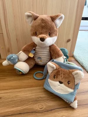 Neuwertiges Set von Little Dutch - Aktivitätenfuchs und Aktivitätenbuch