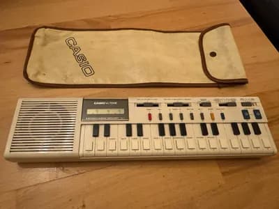 Vintage Casio VL-Tone VL-1 Synthesizer / Calculator | inkl. Originaltasche