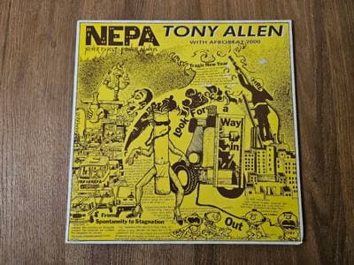 TONY ALLEN WITH AFROBEAT 2000 - N. E. P. A. VINYL LP (1985)