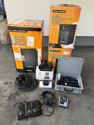 Ready2Use: DJ + PA-Anlage Komplettset