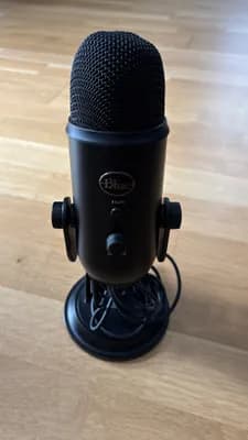 Blue Yeti USB Mikrofon Blackout - Streaming, Podcast, Gaming, PC & Mac