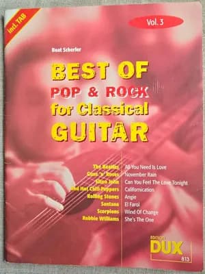 Best of Pop & Rock for Classical Guitar