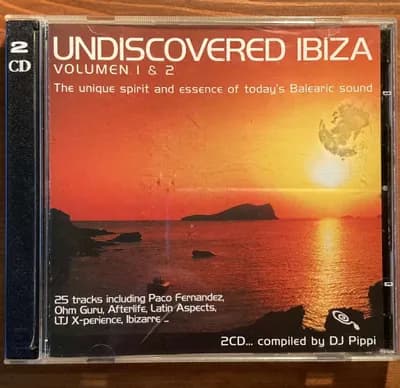 Sammlerstück - 2 x Doppel CD - DJ Pippi - Undiscovered Ibiza Volumen 1 & 2 - 2001 Electronic Compilation, Euro House, Ambient