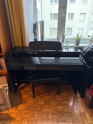 Hemingway DP-701 MKII BP Digitalpiano + Klavierbank + Kopfhörer