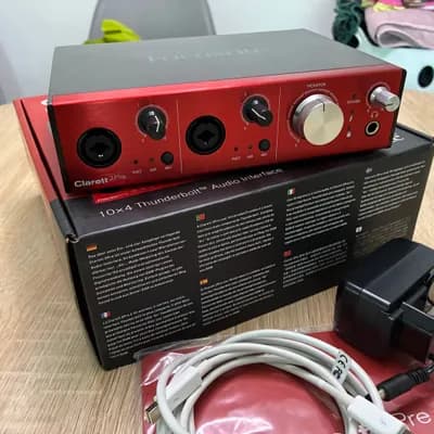 Focusrite Clarett 2Pre Thunderbolt inkl. PCIe-Karte, TB-Kabel & OVP