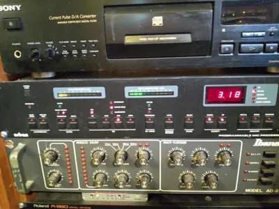 Orban 787a Programmable but ANALOGUE Mic Processor 1980 - black