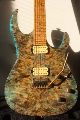 Kiesel Custom Shop Guitar with a Dyed Top