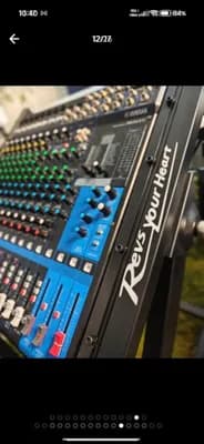 Yamaha MG16XU Hybrid Mischpult/ Yamaha Music Marketing Division/ neu unter Werksgarantie bis 03 2031/ verbaut in neuem K&M Rackwagen! NP aktuell:912€