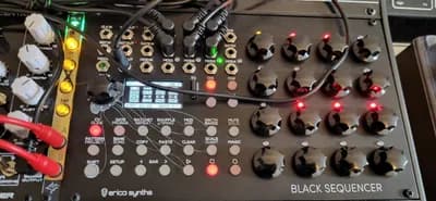 Erica Synths Black Sequencer Eurorack Modular