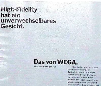WEGA High-Fidelity Handbuch für ca. 30 Geräte * 1972 - 1978 * ab 7,95 €
