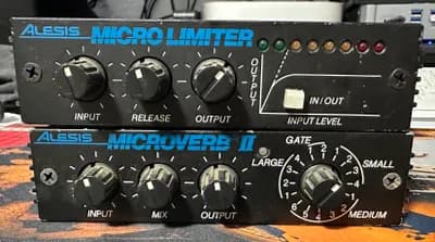 Alesis Microverb und Alesis Micro Limiter aus dem Jahre 1989