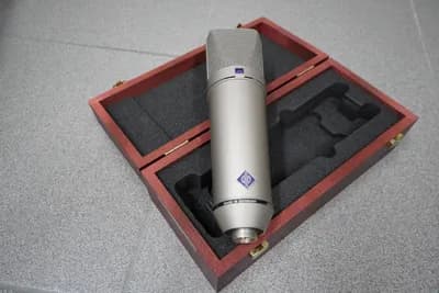 Neumann U87 Ai Studio Set Nickel, Kondensator Studiomikrofon, inkl. elastischer Halterung EA87 & Holzetui