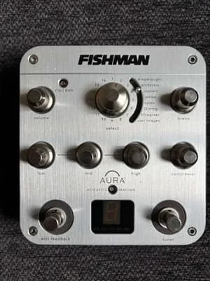 FISHMAN AURA SPECTRUM DI PREAMP + Original Fishman 9V Netzteil / Ladegerät