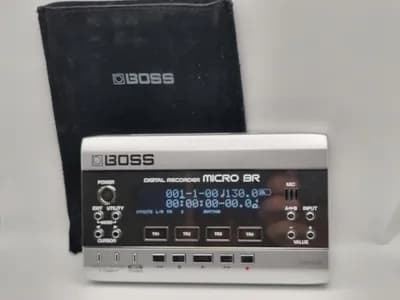 Boss Micro BR 4-Track Digital Pocket Recorder Multitrack