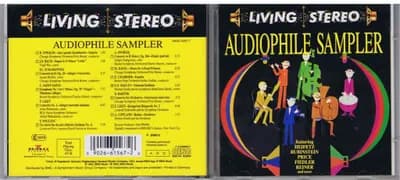 Living Stereo Audiophile Sampler CD Strauss Bach Liszt Chabrier Bagley Bartok