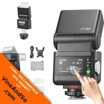 GODOX iT32 TTL-Kamerablitz mit X5C Trigger für Canon EOS R6 Mark II R7 R100