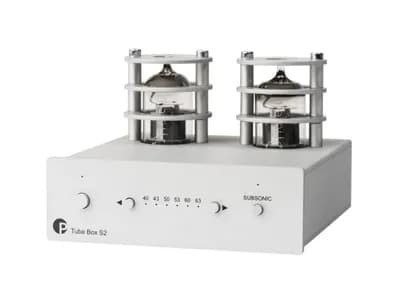 Pro-Ject Tube Box S2 High End Röhren Phono-Vorstufe Silber