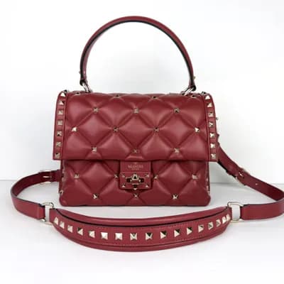 VALENTINO GARAVANI Candy Stud Leder Tasche