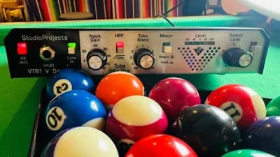 Studio projects VTB1 - professioneller Röhren Vorverstärker Preamp inkl. Netzteil - für Mikrofon Gesang Instrumente