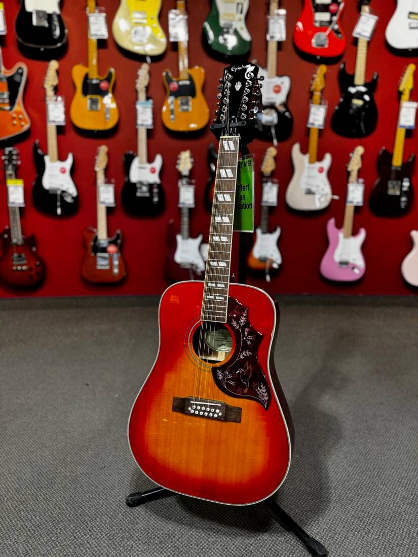 Epiphone - HUMMINGBIRD PRO 12 STRING-FADED CHERRY