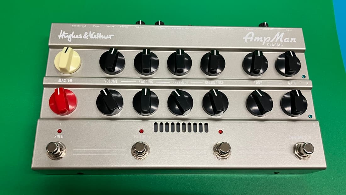 Hughes & Kettner 2 ch, 50w amp in pedal form!