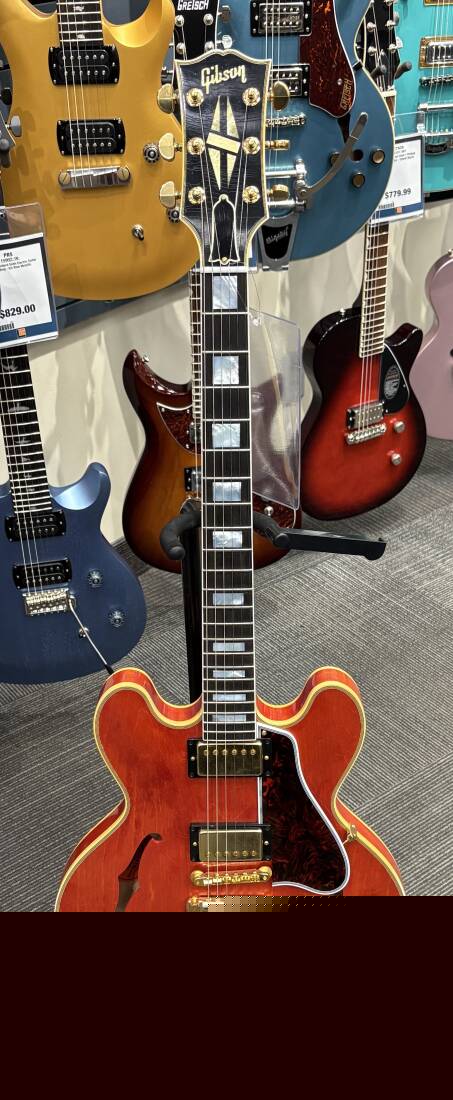 Gibson Custom Shop - '59 ES-355 GRAPEFRUIT RED LIGHT AGING ES55CUS18761
