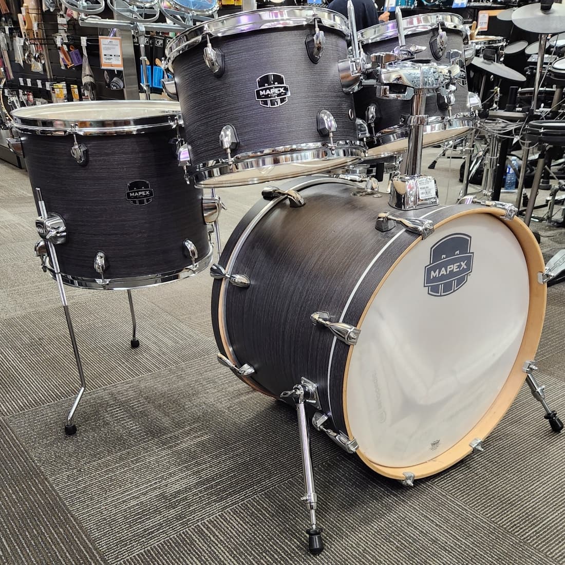 Mapex Storm 20,10,12,14,SD In Ebony Blue