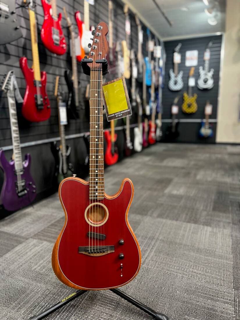 Fender American Acoustasonic Tele - Crimson Red