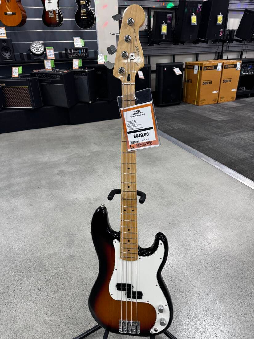 Fender Player Precision Bass Maple - 3 Tone Sunburst