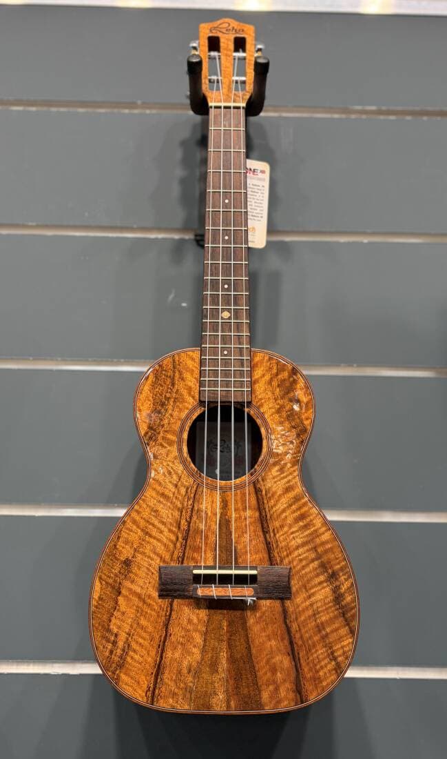 Leho - Arch Back Tenor Ukulele, Solid Mango Top - Gloss Finish