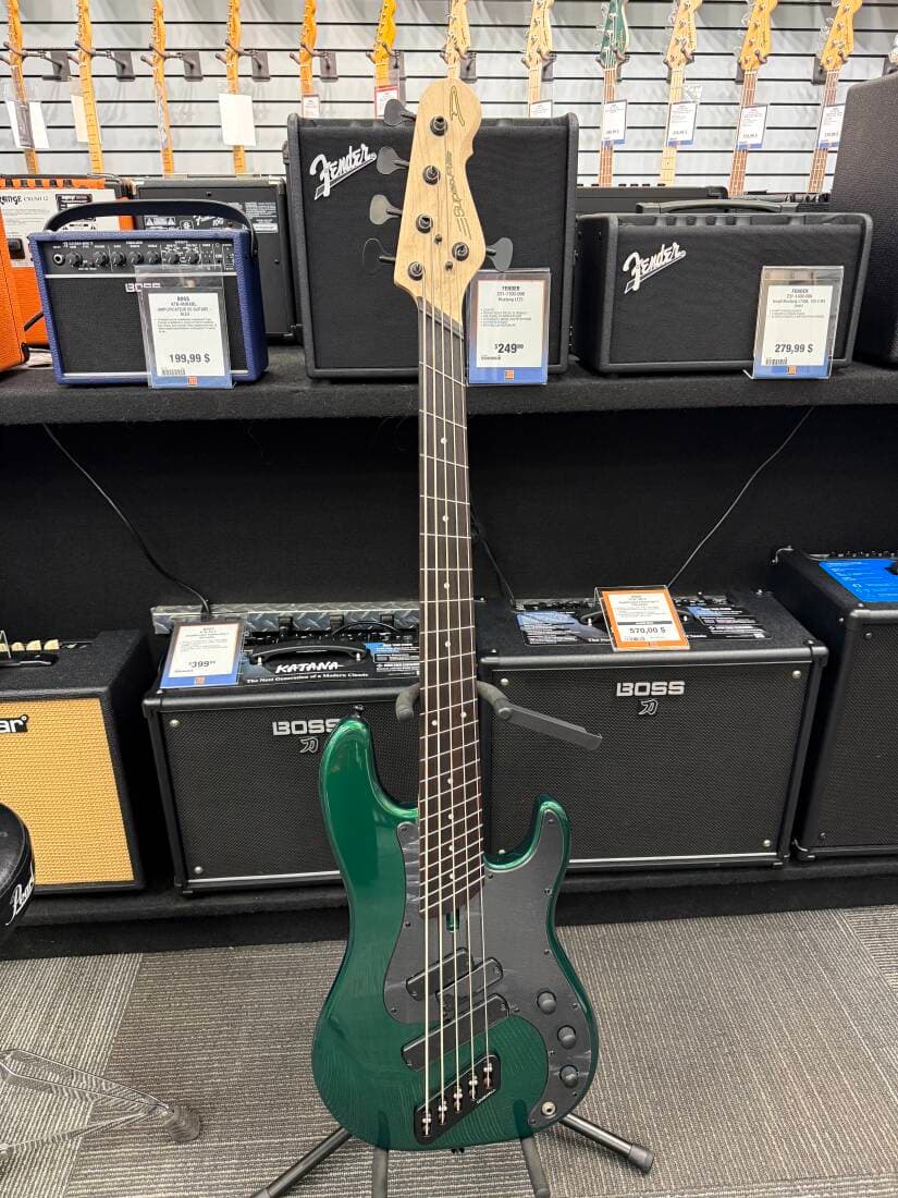 Dingwall Guitars - SP1 5-String Dark Candy Green Gloss