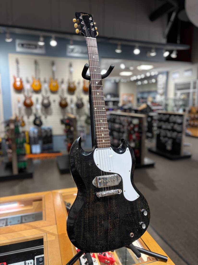 GIBSON 63 SG JR EPIPHONE SILVER FOX LT AGE