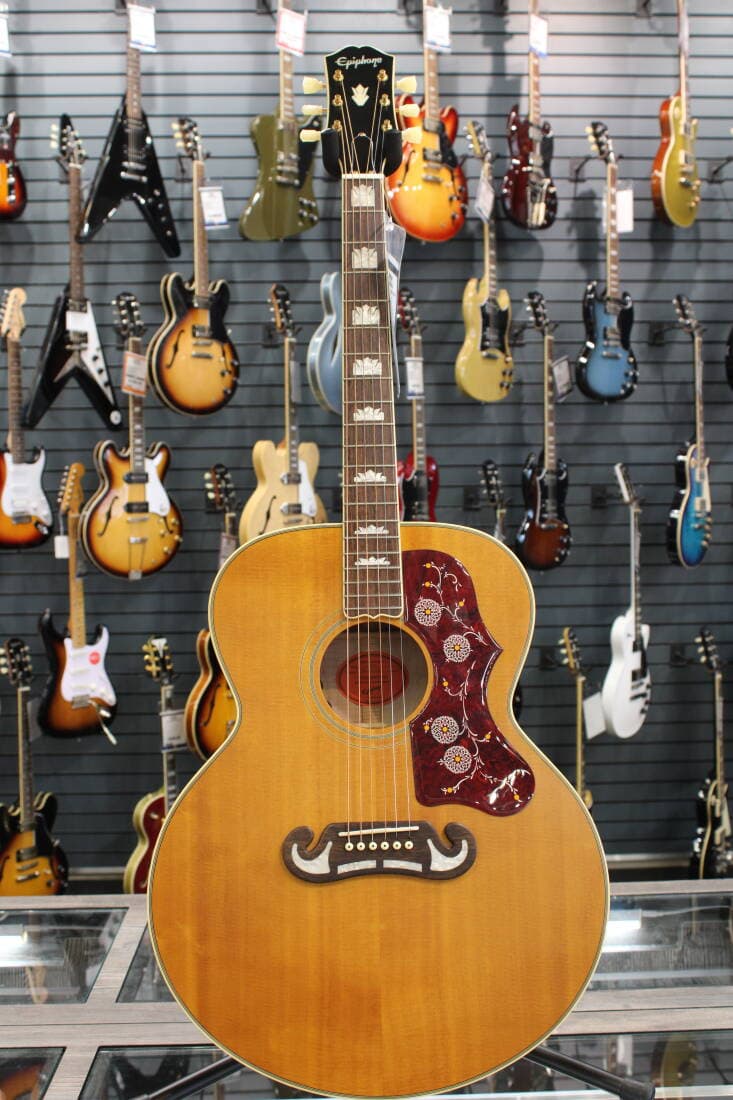 Epiphone - Inspired by Gibson Masterbilt J-200 - Aged Antique Natural