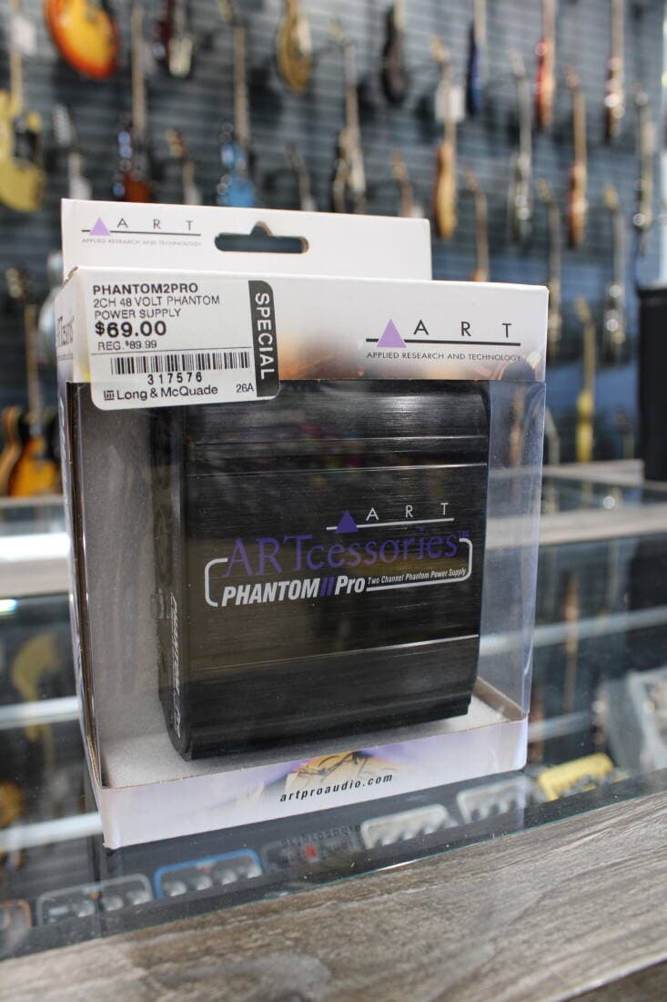 ART Pro Audio - Phantom II Pro Dual Channel Power Supply