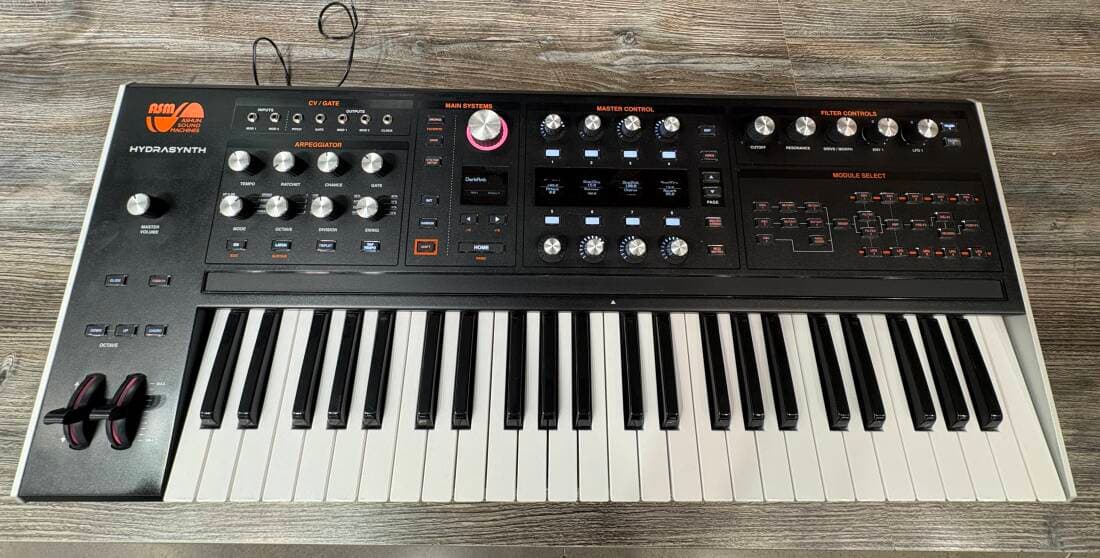 ASM - Hydrasynth Keyboard 8 Voice Virtual Analog Synth, 49 Keys