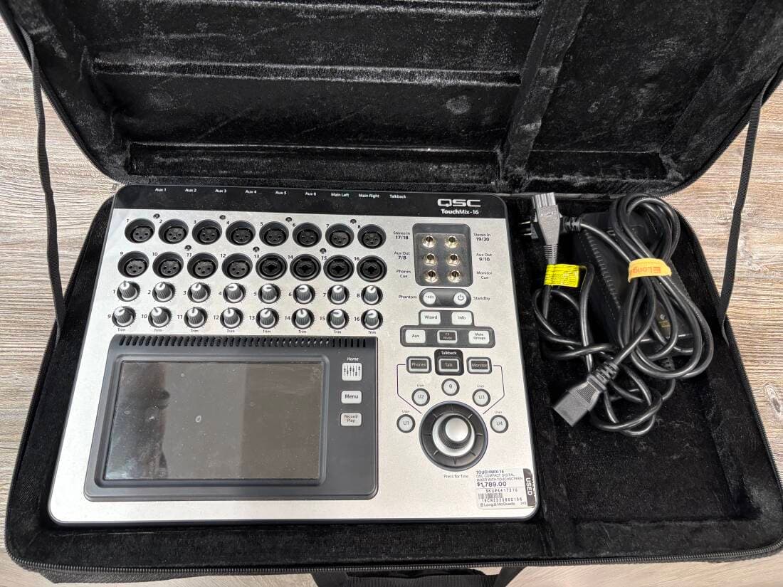 QSC - TouchMix-16 Compact Digital Mixer with Touchscreen
