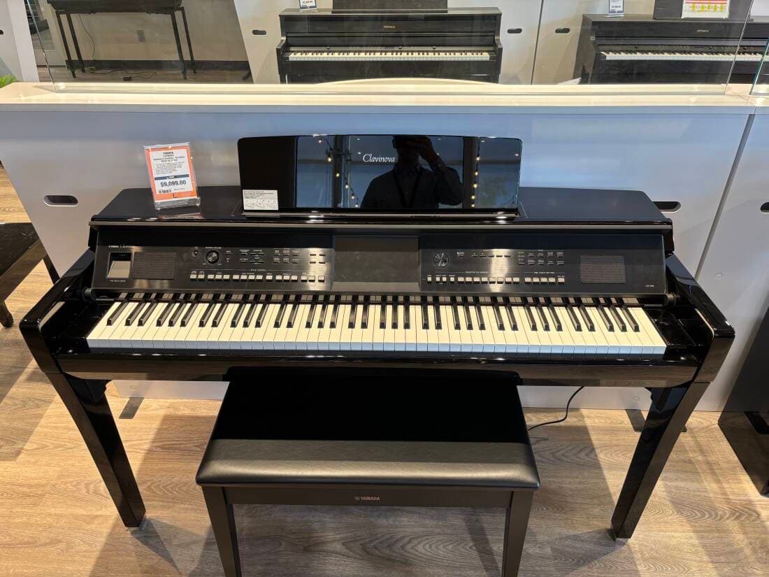 Yamaha Clavinova CVP809 - Polished Ebony w/ Bench