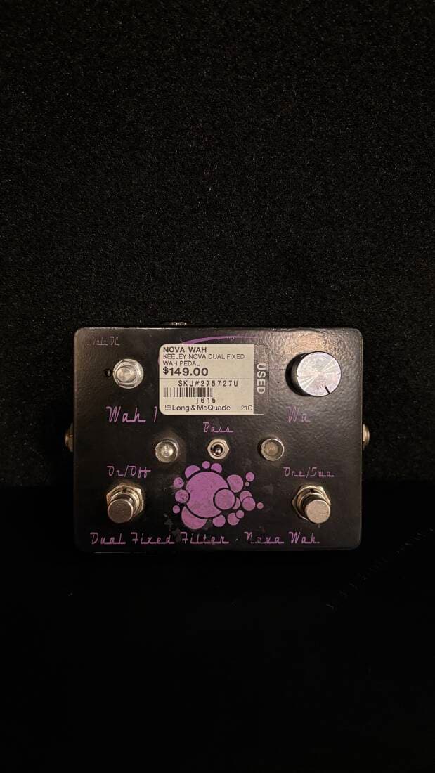 KEELEY NOVA DUAL FIXED WAH PEDAL