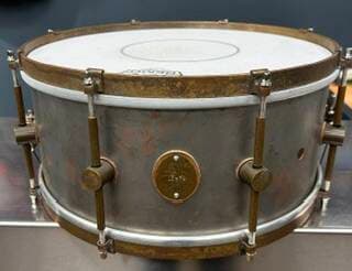 A&F Drum Co. - Raw Steel 6.5x14 Snare Drum