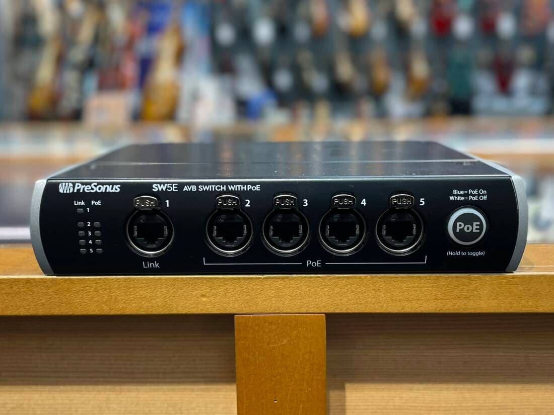 PreSonus - SW5E 5-Port AVB Switch w/ PoE