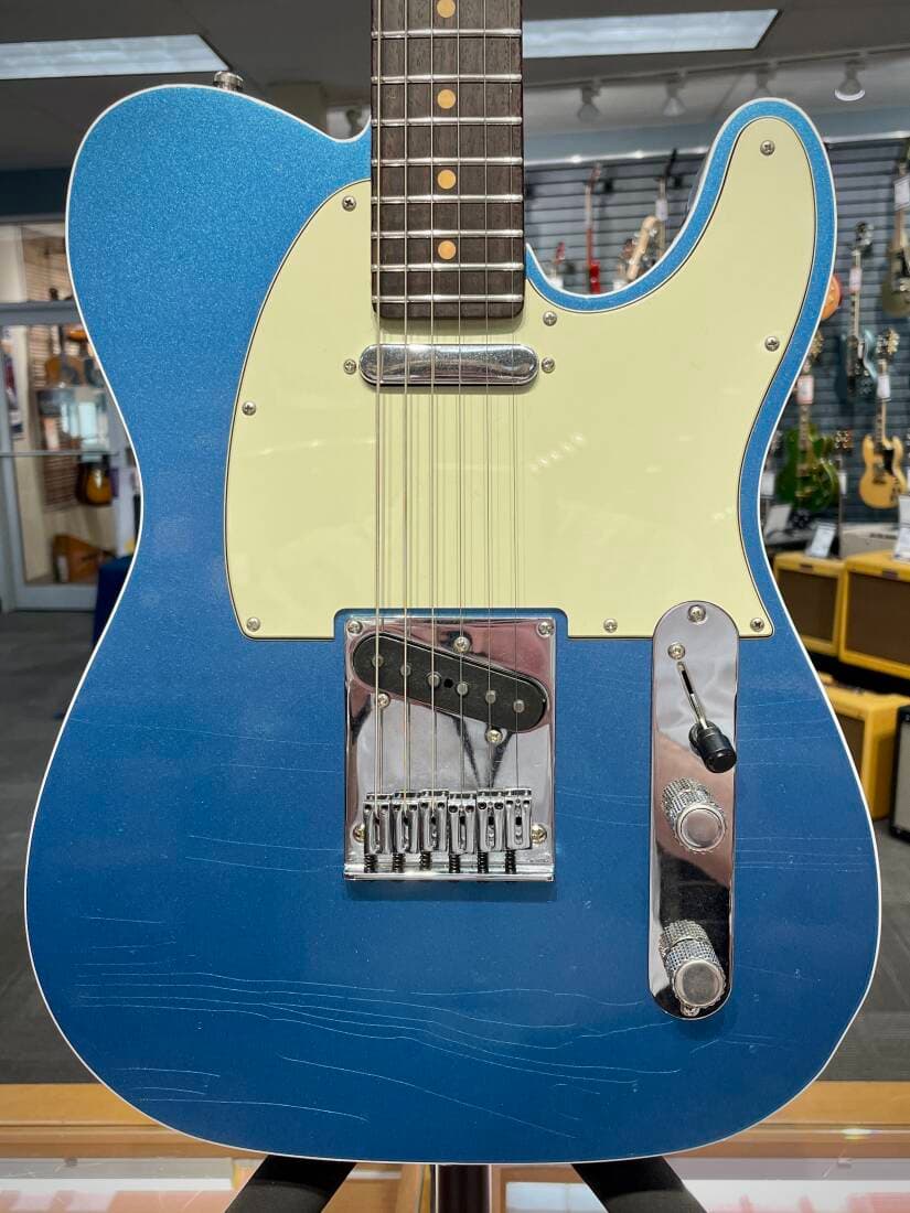 Fender - American Ultra Luxe Vintage '60s Telecaster Custom, Rosewood Fingerboard - Lake Placid Blue