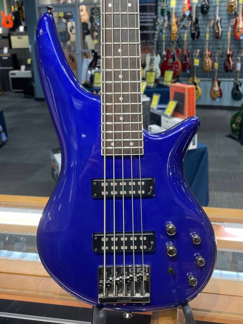 Jackson Guitars - JS Series Spectra Bass JS3V, Laurel Fingerboard - Indigo Blue