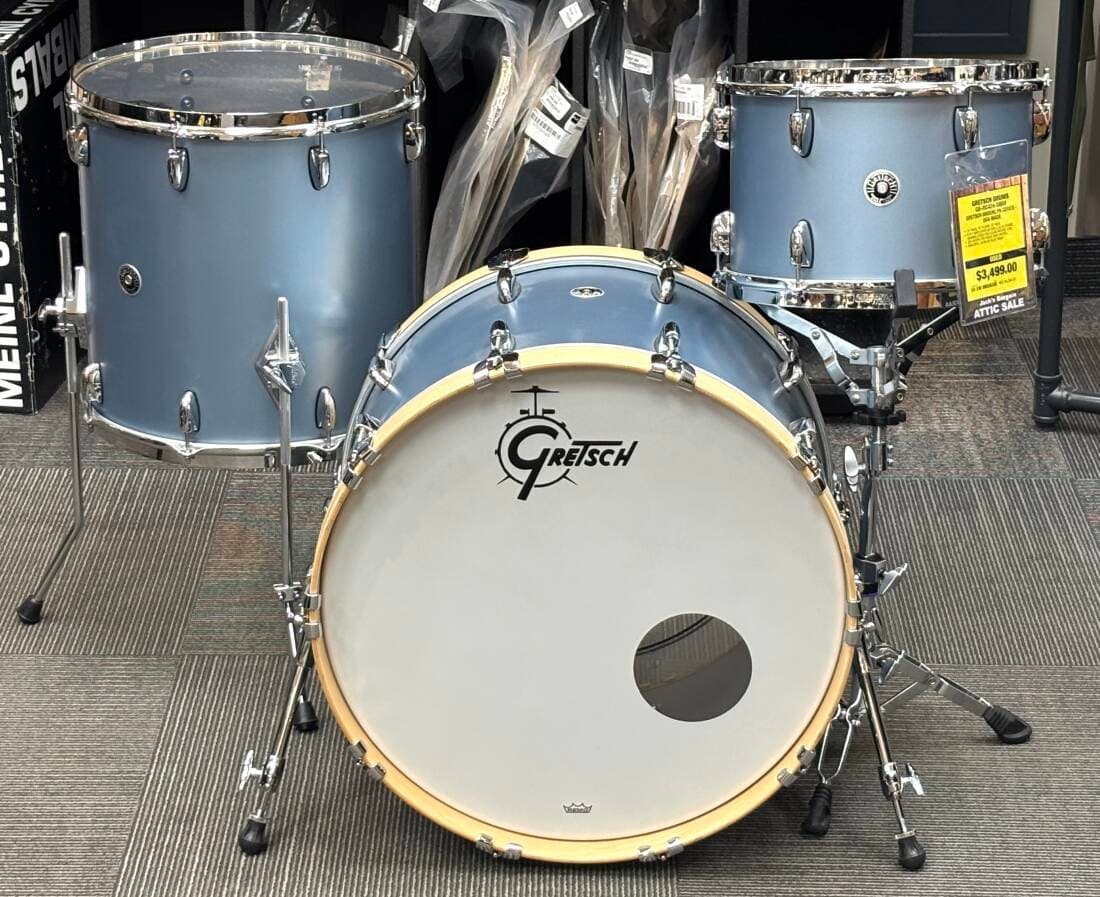 Gretsch Brooklyn Shellpack - 13/16/22 in Ice Blue Metallic
